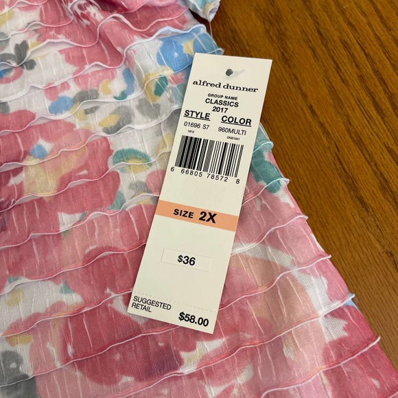 NWT Alfred Dunner Women’s Blouse Sz 2X NWT - Picture 4 of 8